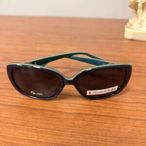 New Elizabeth Arden EA 5235 Women's Sunglasses Navy Blue Green Cat Eye 55-15-140
